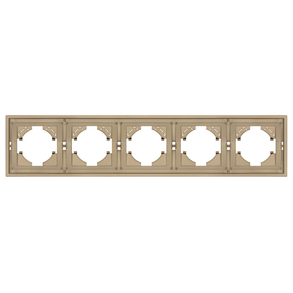 Рамка пластиковая на 5 постов Arlight FRM-TENDO-SFPL-5-GD 054658 в Санкт-Петербурге