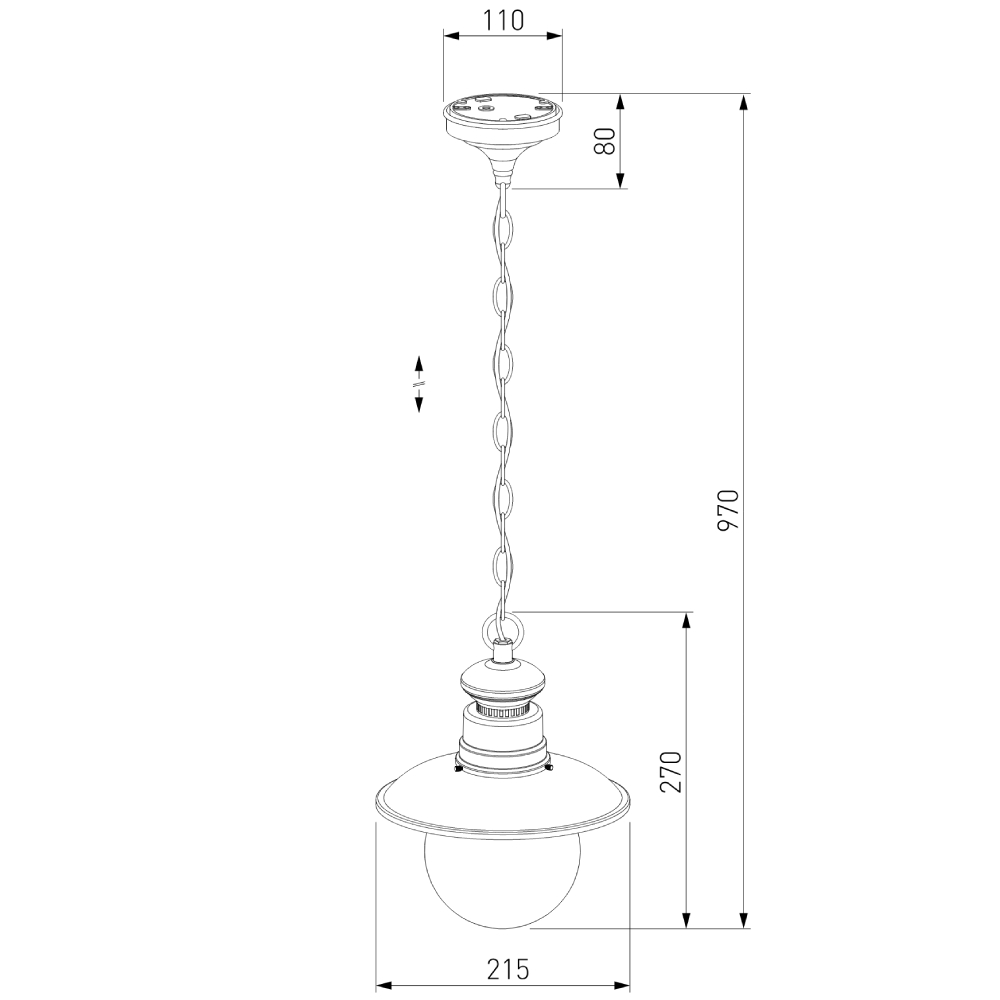 Уличный подвесной cветильник Elektrostandard Talli H GL 3002H брауни 4690389106583 в Санкт-Петербурге
