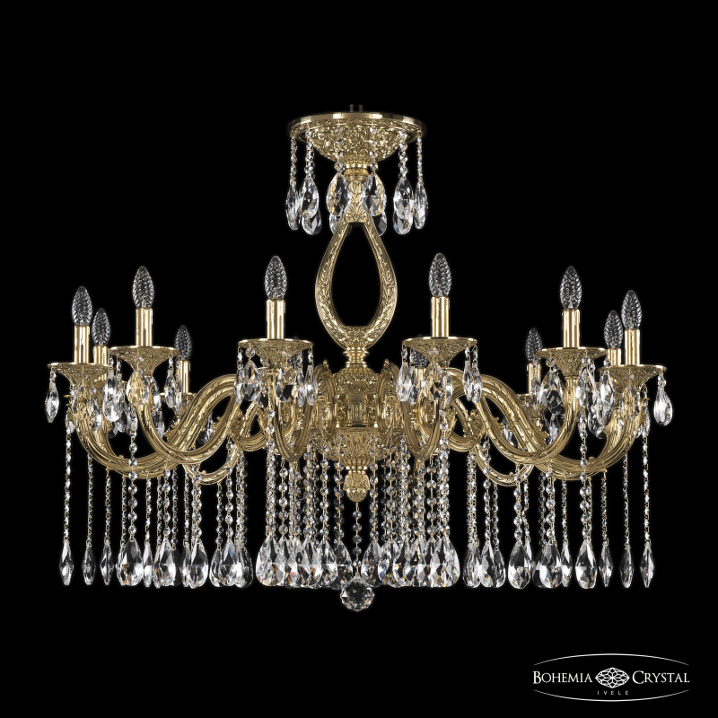 Подвесная люстра Bohemia Ivele Crystal Florence 71301/12/360 A G в Санкт-Петербурге