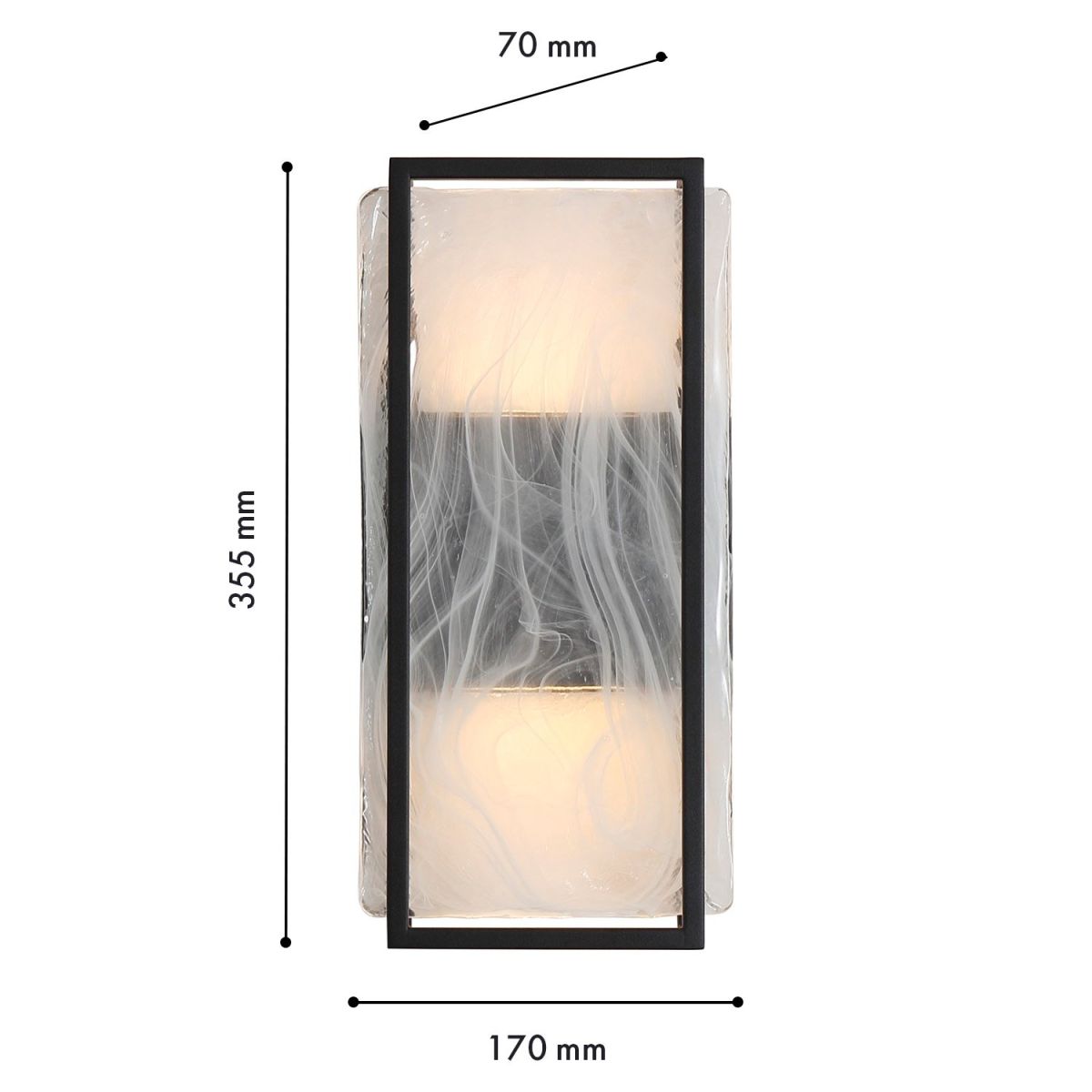 Уличный настенный светильник  Favourite Powder 4825-2W в #REGION_NAME_DECLINE_PP#