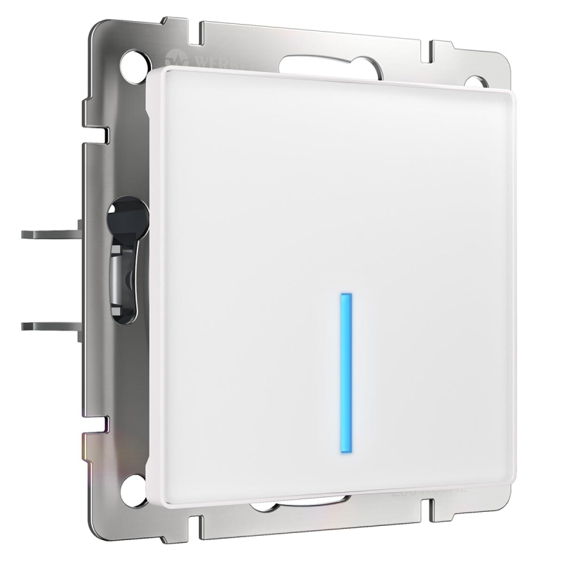 Сенсорный выключатель одноклавишный с функцией Wi-Fi Werkel белый W4510601 4690389171161 a048321 в Санкт-Петербурге
