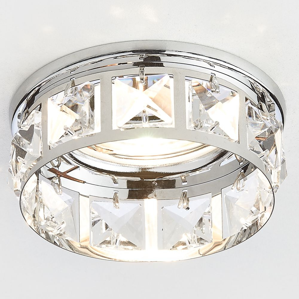 Встраиваемый светильник Ambrella Light Crystal K101 CL/CH в Санкт-Петербурге