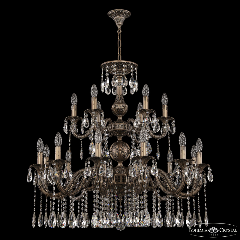 Подвесная люстра Bohemia Ivele Crystal AL79101/12+6/300/2D A SGB в Санкт-Петербурге