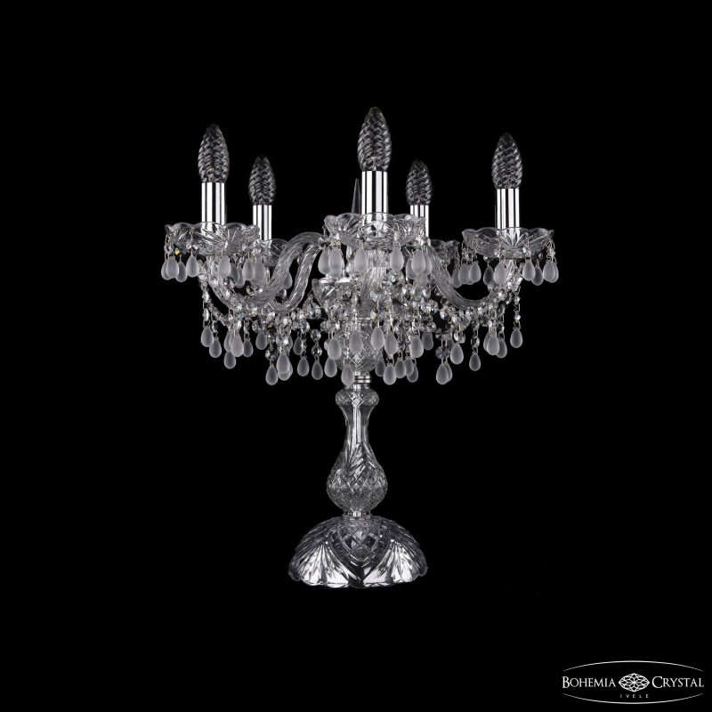 Настольная лампа Bohemia Ivele Crystal 1410L/5/141-47 Ni V0300 в Санкт-Петербурге