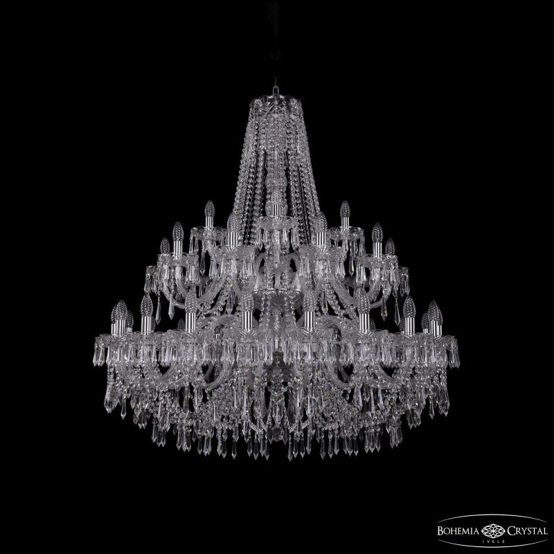 Подвесная люстра Bohemia Ivele Crystal 1403/20+10+5/400/2d Ni в Санкт-Петербурге