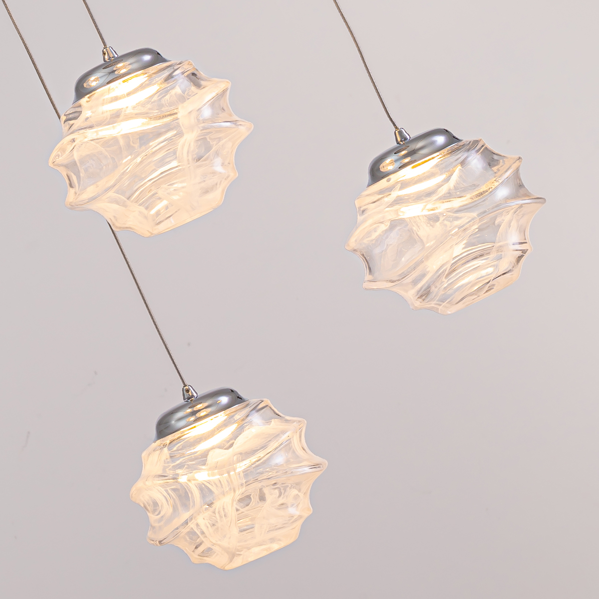 Подвесной светильник Delight Collection MD25030003-3A chrome/clear в Санкт-Петербурге