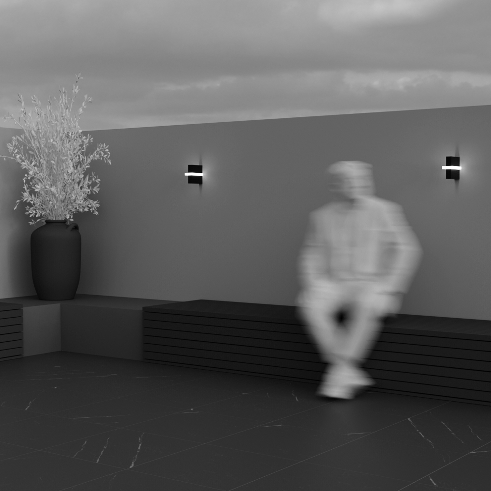 Уличный настенный светильник Maytoni Line O484WL-L6GF3K в Санкт-Петербурге