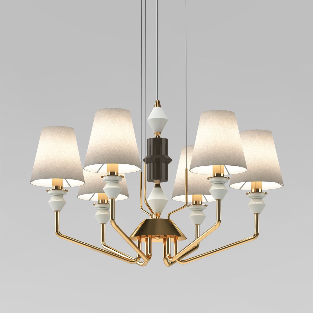 Подвесная люстра Eurosvet Olaria 101012/6 латунь Smart a071403 в #REGION_NAME_DECLINE_PP#