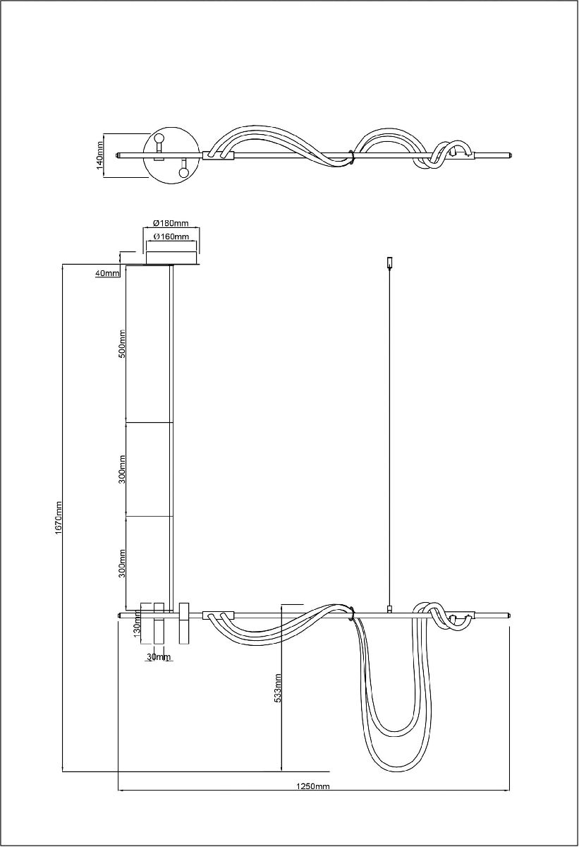 Подвесной светильник Arte Lamp Klimt A2850SP-45BK в Санкт-Петербурге