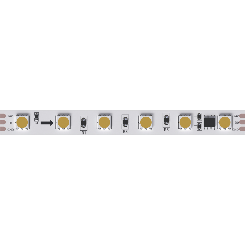 Светодиодная лента Arte Lamp Spi 24В 14,4Вт/м 2900/3100K 5м IP20 A2406010-03-3K в Санкт-Петербурге