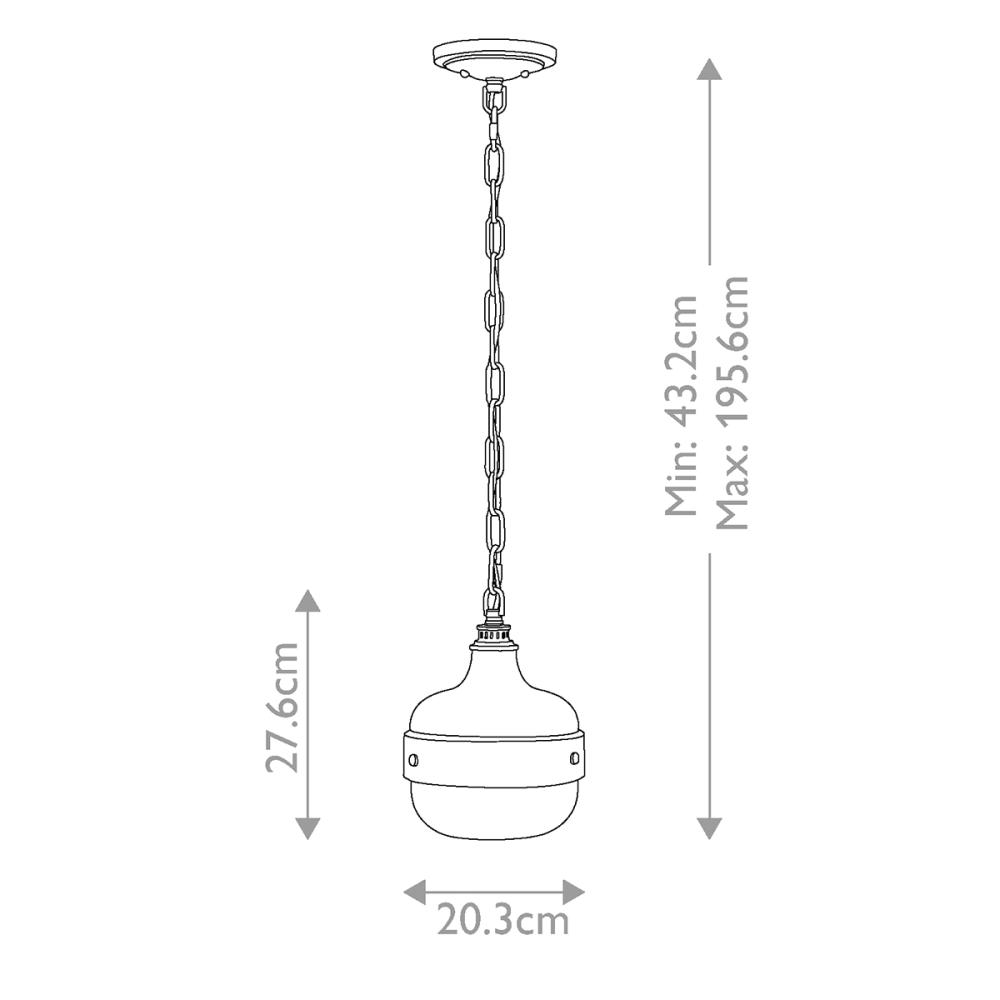 Подвесной светильник Feiss Cadence FE-CADENCE-1P-MB в Санкт-Петербурге