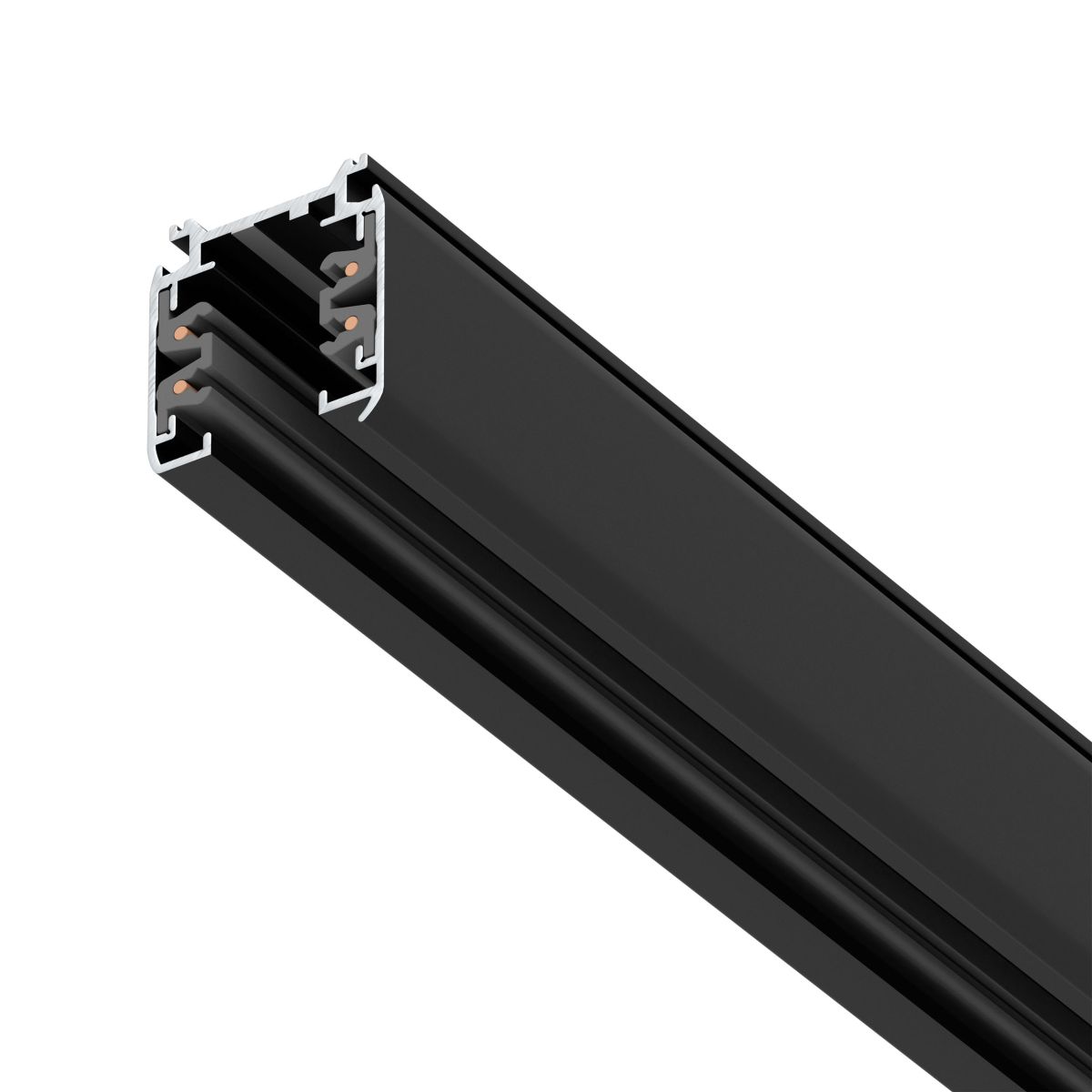 Шинопровод четырехконтактный трехфазный стыковочными пазами (круглые медные жилы), 2м Lightstar Quattro 504028-R в Санкт-Петербурге