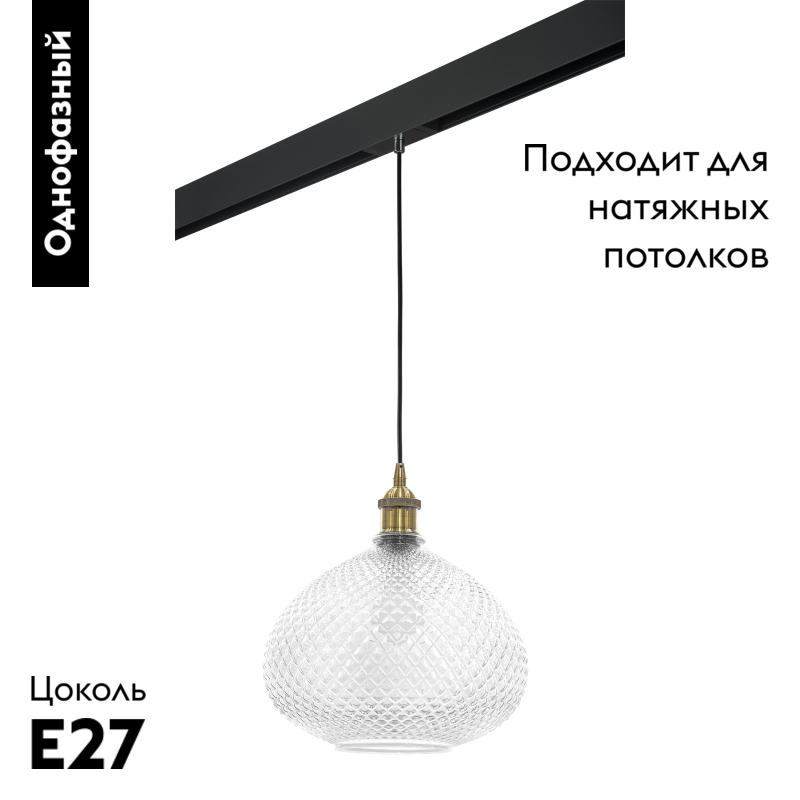 Трековый светильник Lightstar Genni PRO798031 (798031+595007) в Санкт-Петербурге