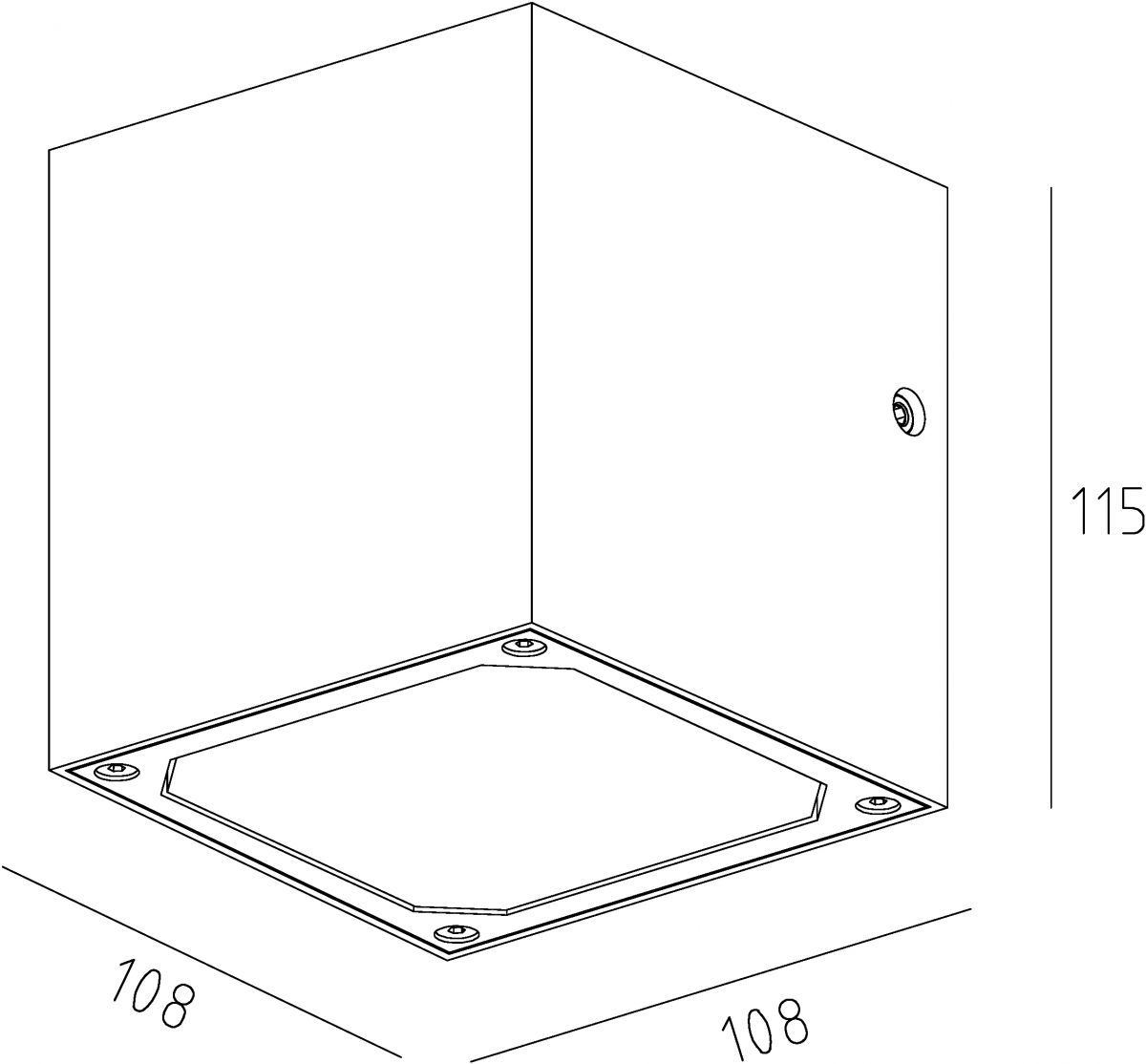 Уличный настенный светильник Deko-Light Cubodo 731015 в Санкт-Петербурге