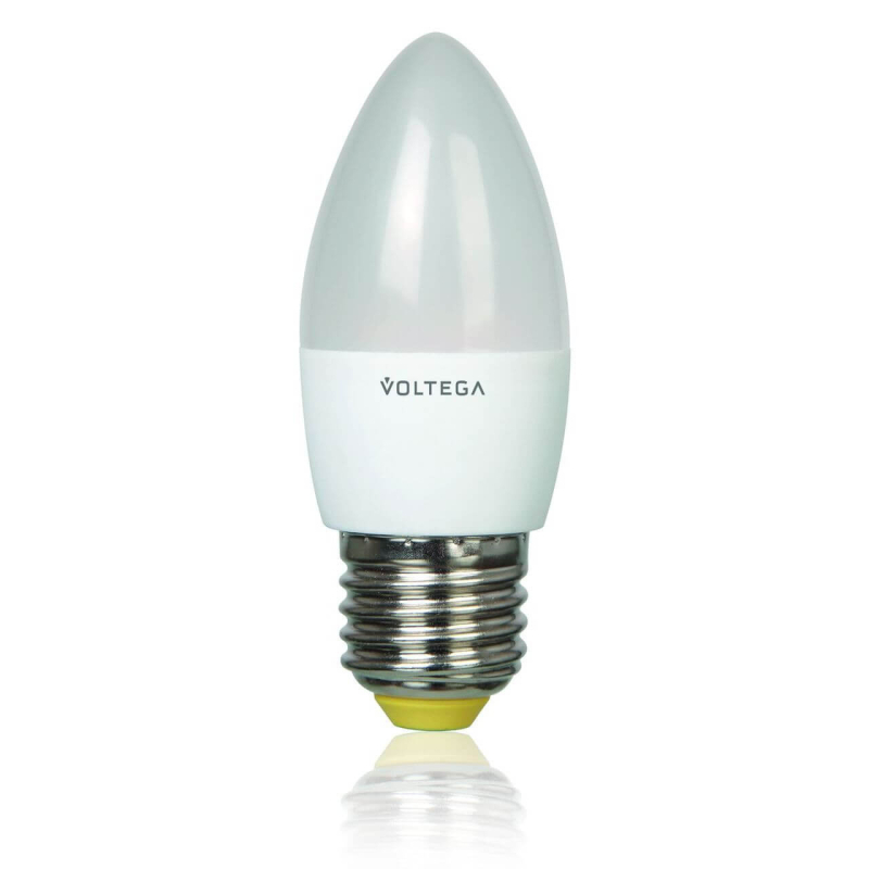 Лампа светодиодная Voltega E27 5.4W 2800К свеча матовая VG3-C2E27warm6W 4716 в Санкт-Петербурге