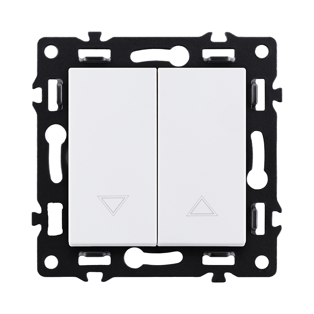 Механизм управления жалюзи 2-клавишный, белый Kollinger Asthetik AS-013WH в #REGION_NAME_DECLINE_PP#