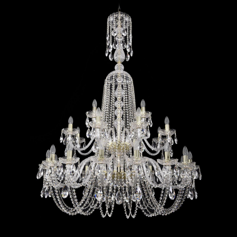 Подвесная люстра Bohemia Ivele 1402/16+8+4/400/XL-160/2d/G в Санкт-Петербурге