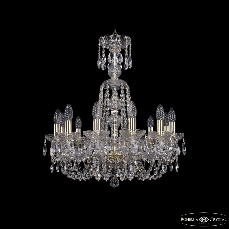 Подвесная люстра Bohemia Ivele Crystal 1402/12/195/XL-64 G в Санкт-Петербурге