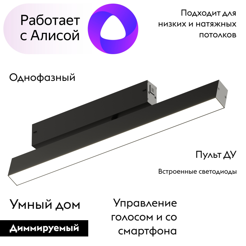 Трековый светильник Denkirs DK8018-BK в Санкт-Петербурге