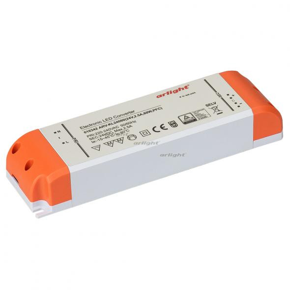Блок питания Arlight ARV-KL24060 (24V, 2.5A, 60W, PFC) 016342 в Санкт-Петербурге