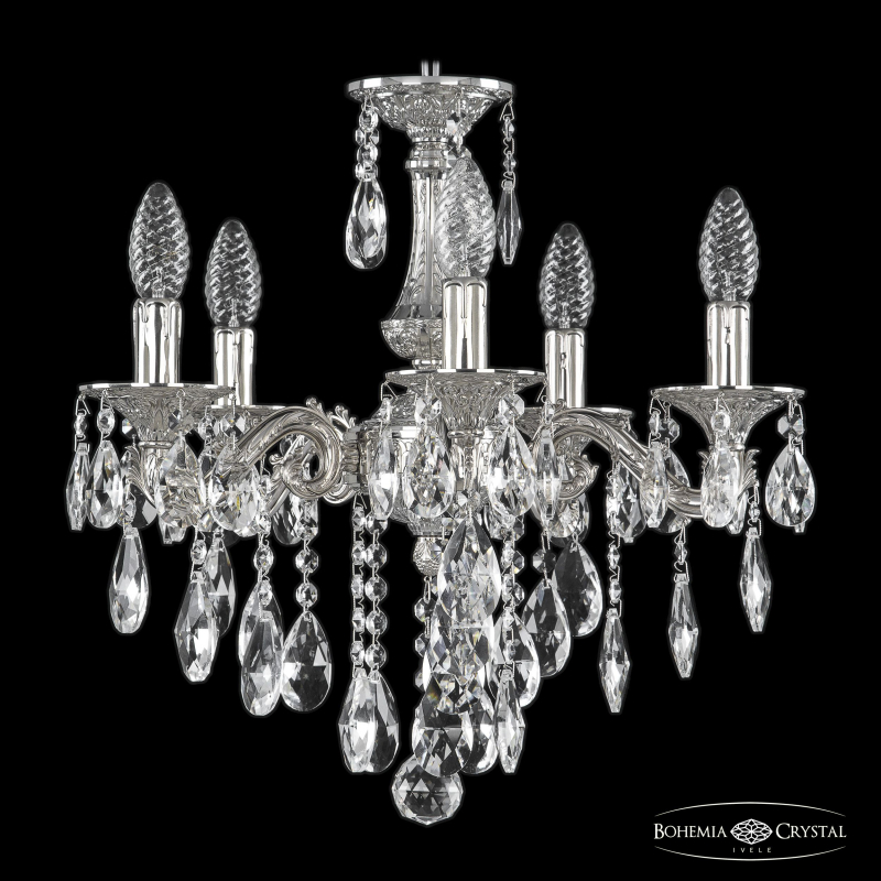 Подвесная люстра Bohemia Ivele Crystal Florence 71102/5/125 B Ni в Санкт-Петербурге