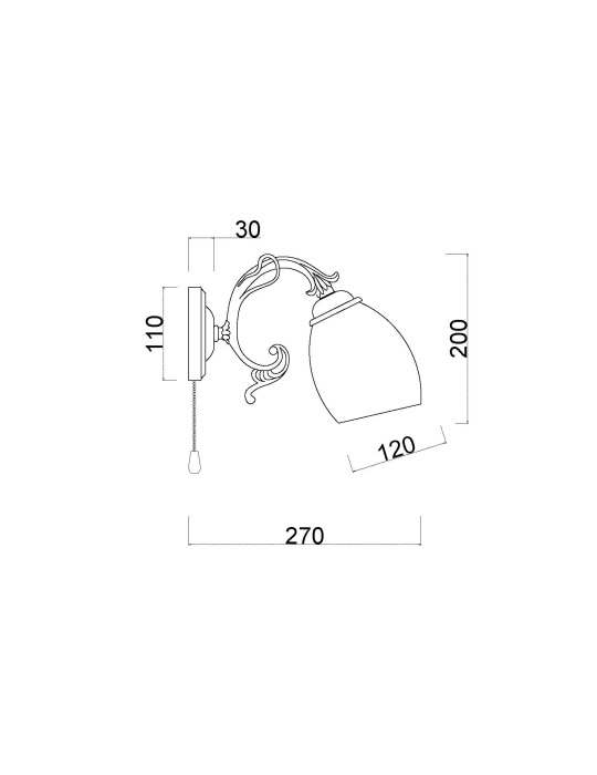 Бра Myfar Biene MR2700-1W в Санкт-Петербурге