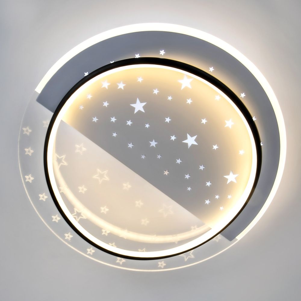 Потолочный светильник LED4U L1036-480 BK в Санкт-Петербурге