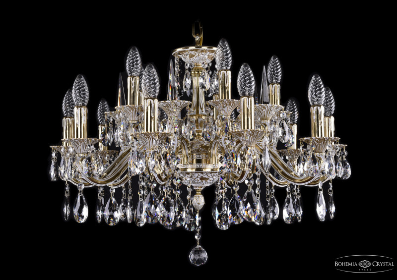 Подвесная люстра Bohemia Ivele Crystal 1703/12+4/225/A/GW/Shpil в Санкт-Петербурге