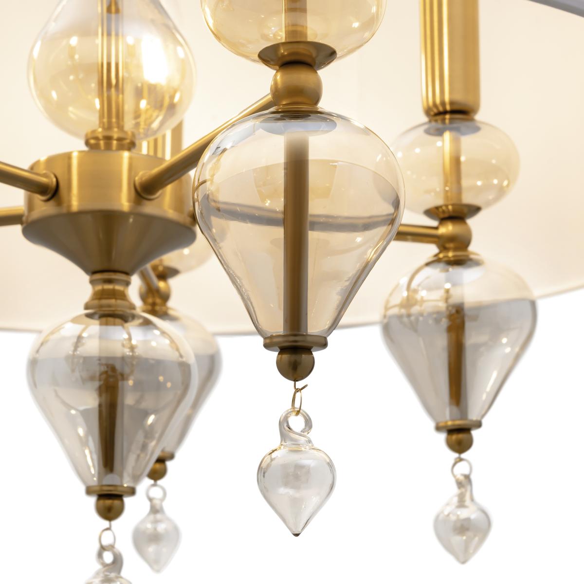 Люстра на штанге Freya Raise FR5369CL-05BS1 в #REGION_NAME_DECLINE_PP#