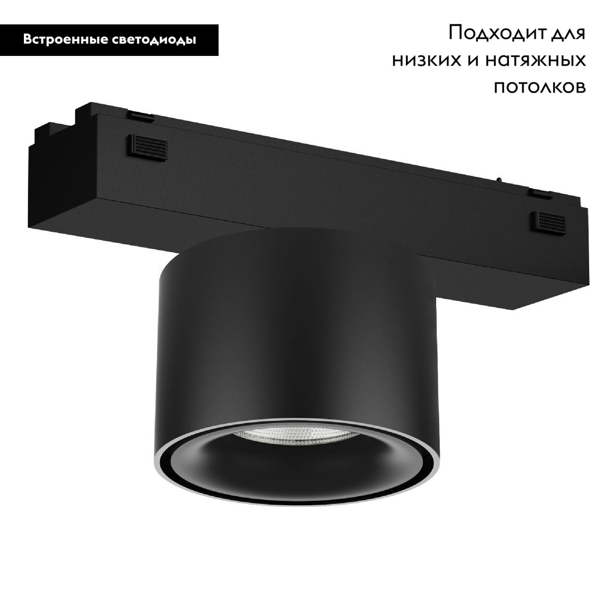 Трековый магнитный светильник Arlight MAG-VIBE-POINT-R75-10W Day4000 (BK, 24 deg, 48V) 044170 в Санкт-Петербурге