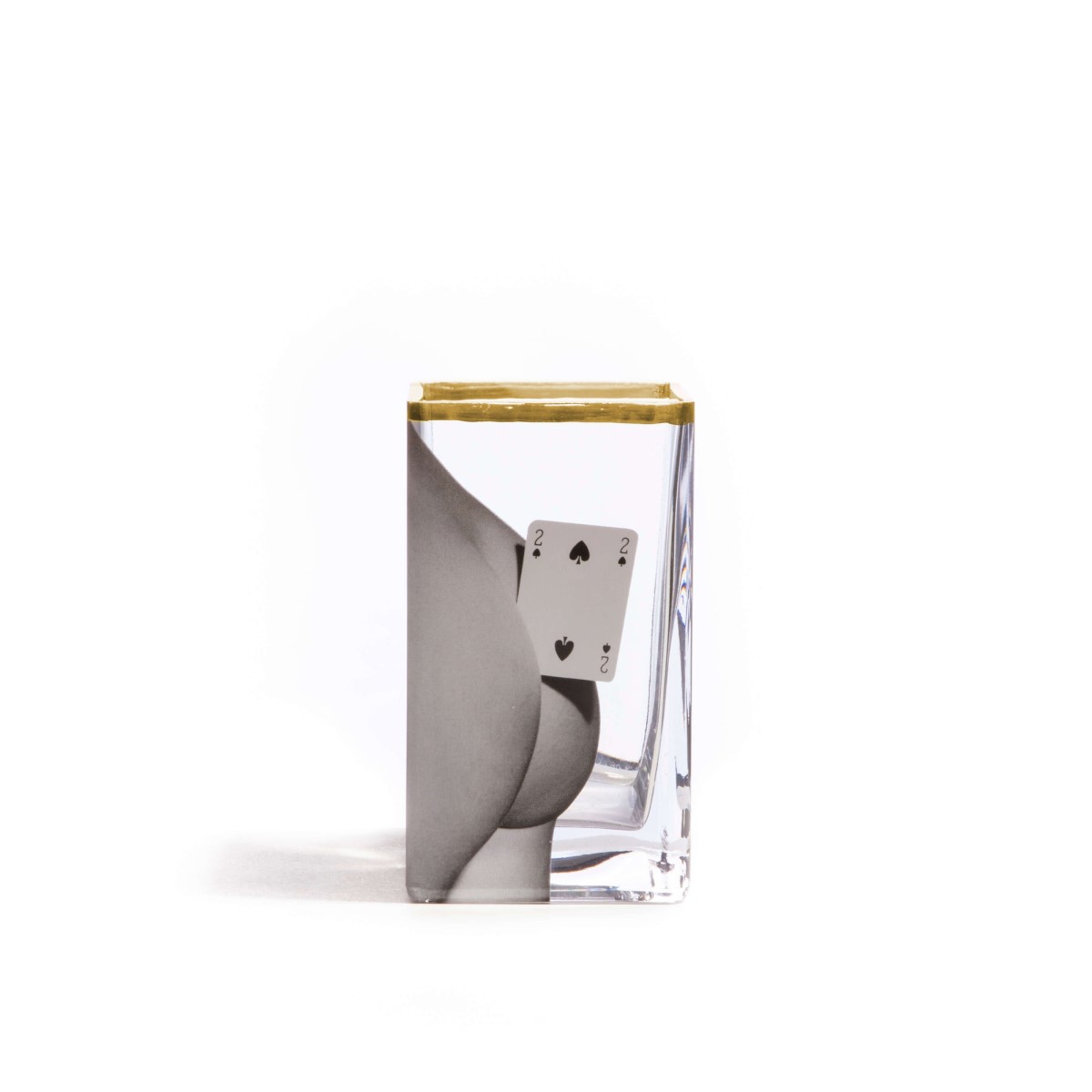 Ваза Two of Spades Small Seletti Toiletpaper Glass Vase 14122 в Санкт-Петербурге