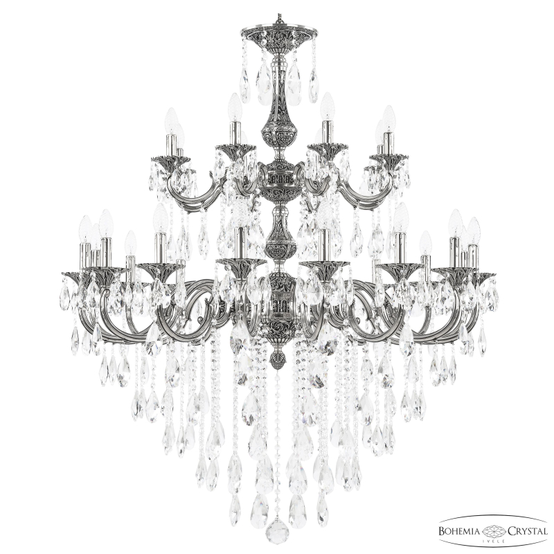 Подвесная люстра Bohemia Ivele Crystal Verona 72101/16+8/360/2d B NB в Санкт-Петербурге