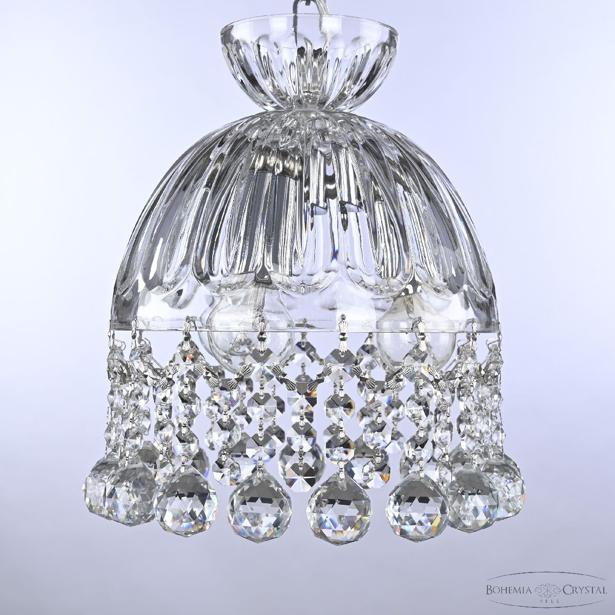 Подвесной светильник Bohemia Ivele Crystal 5478/22 Ni Clear/M-1H Balls в Санкт-Петербурге