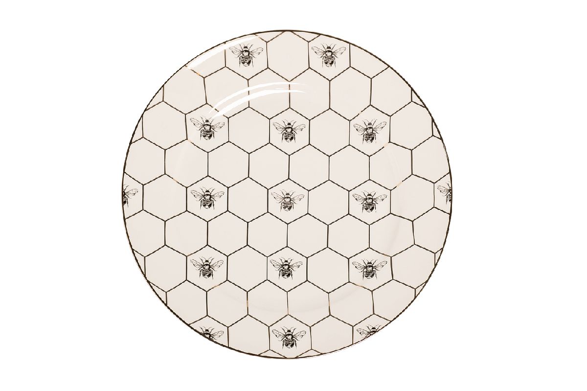 Тарелка обеденная Garda Decor 26FC-TAR-HONEYCOMB-26/1 в Санкт-Петербурге