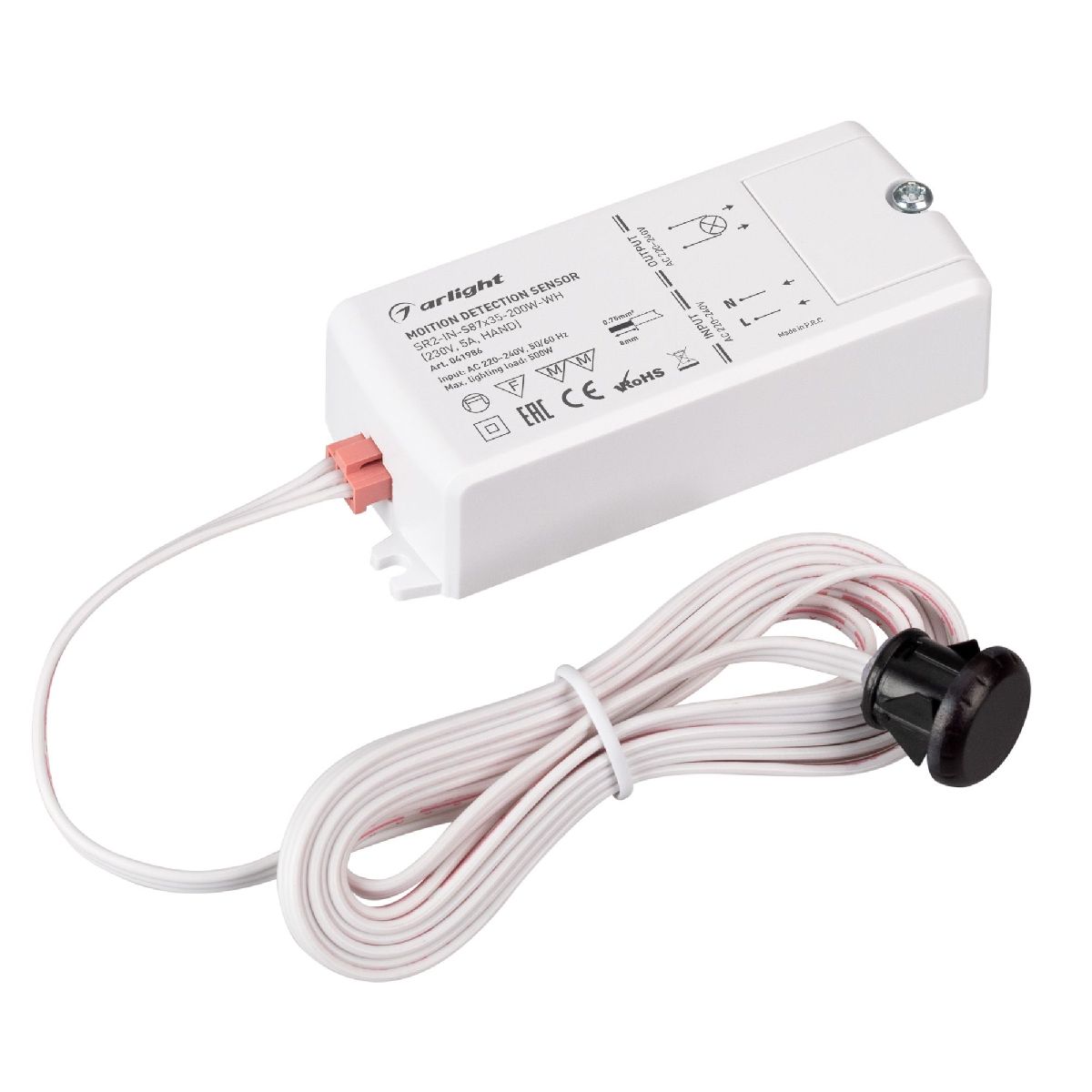 ИК-датчик Arlight SR2-IN-S87x35-200W-WH (230V, 5A, HAND) 041986 в Санкт-Петербурге
