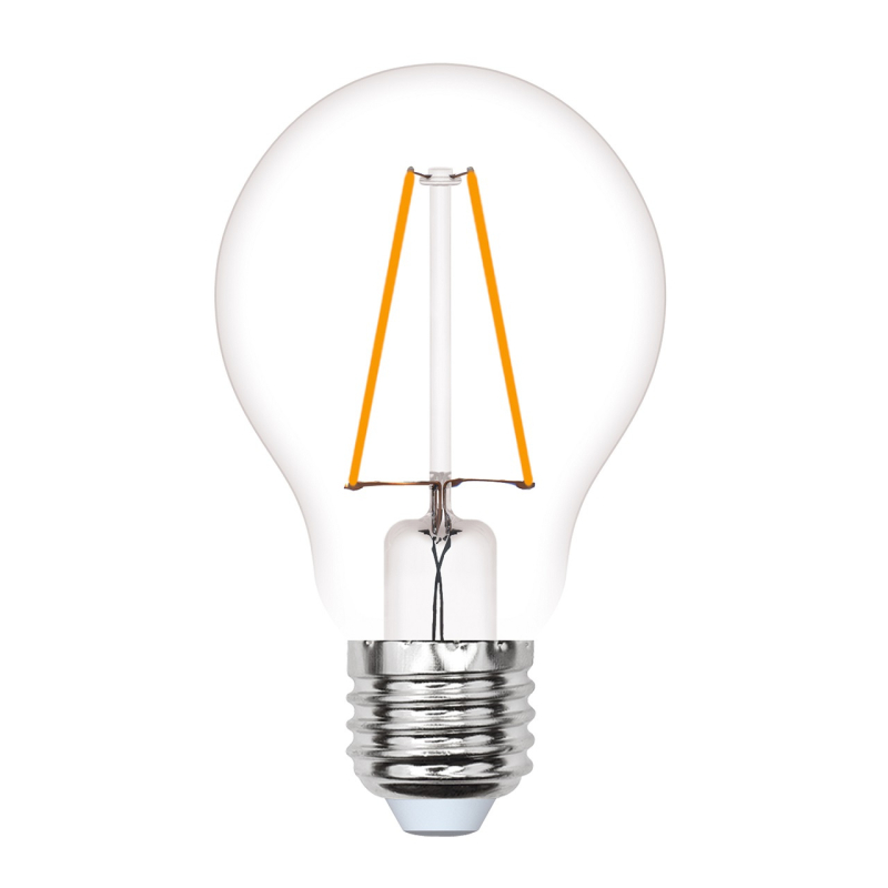 Лампа светодиодная филаментная (UL-00000849) Uniel E27 4W 2250K прозрачная LED-A67-4W/GOLDEN/E27 GLV21GO в Санкт-Петербурге