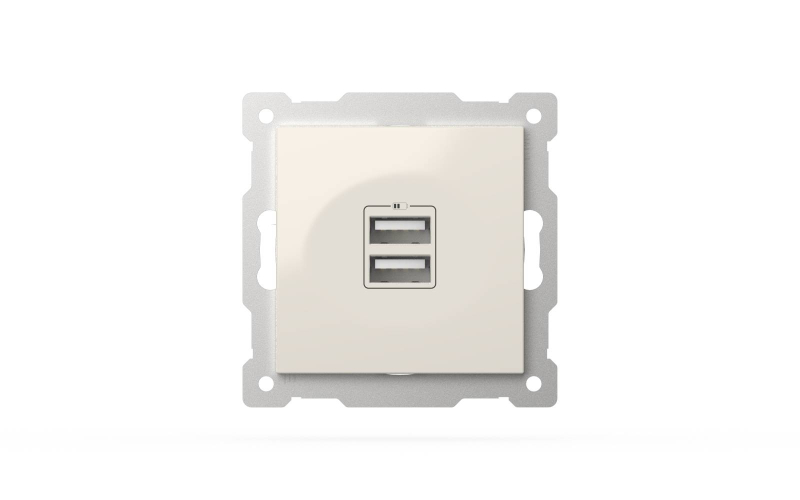 Розетка USB 5V 2,1A 2-я ELBI Zena Vega 609-010200-143 в Санкт-Петербурге
