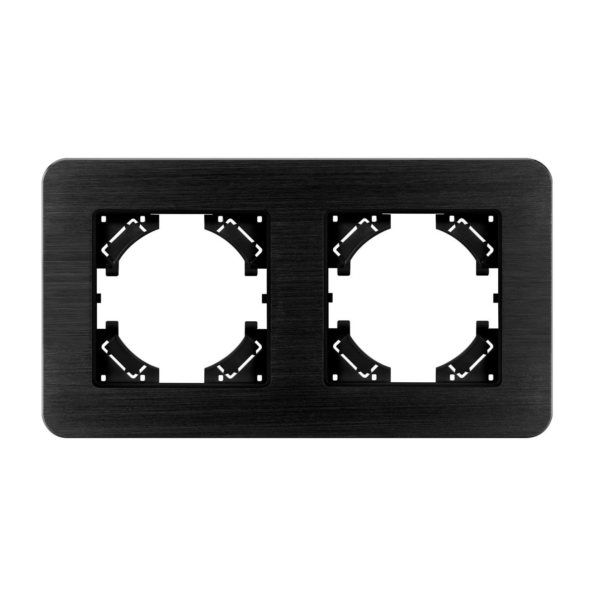 Рамка на 2 поста алюминиевая Arlight FRM-AKIRY-AL-2-BK 049725 в Санкт-Петербурге