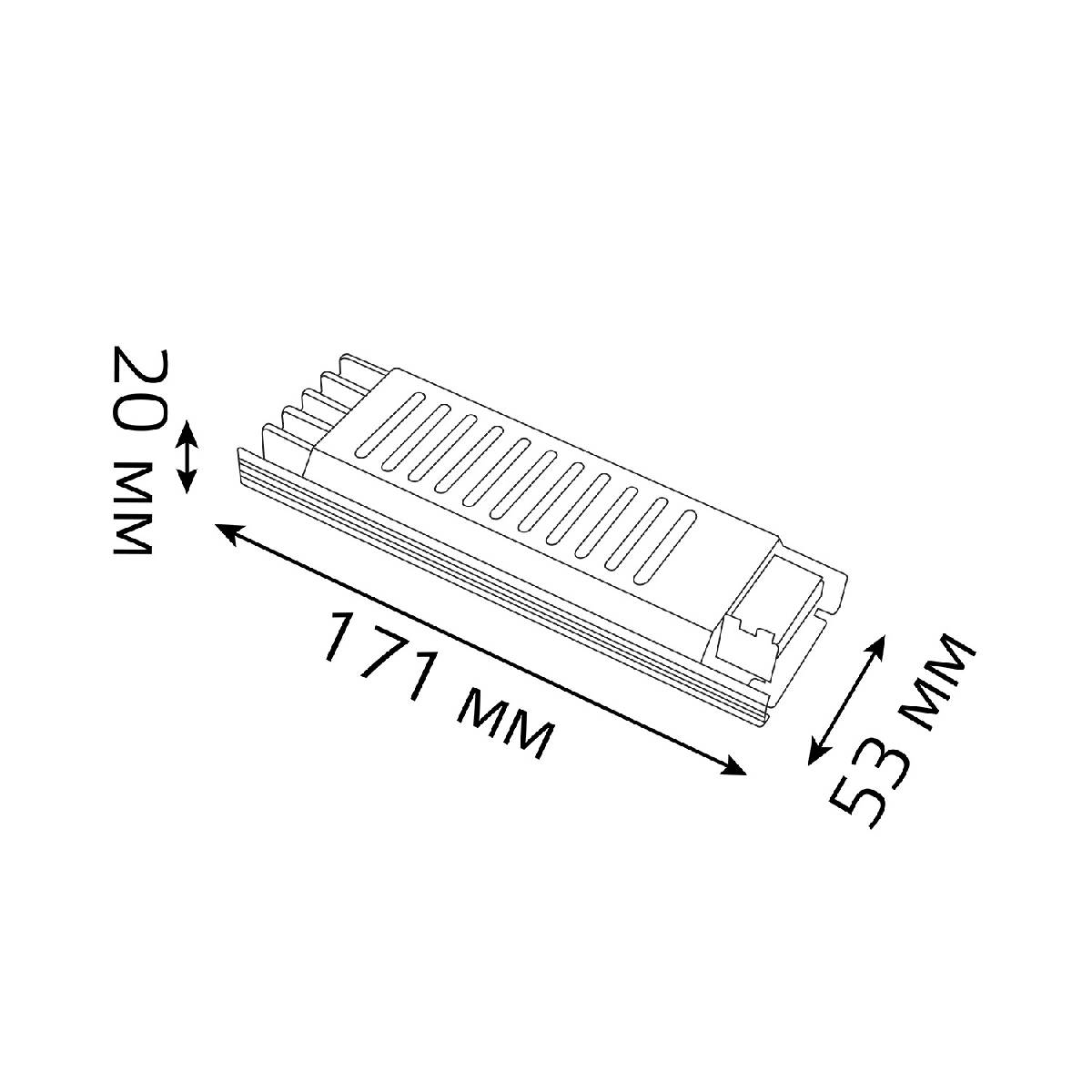 Блок питания Gauss 60Вт DC12 IP20 202001060 в Санкт-Петербурге