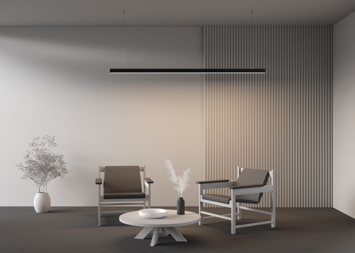 Линейный подвесной светильник Maytoni Technical 4000K 50x50 (Черный, 2 м) LL312032 в #REGION_NAME_DECLINE_PP#