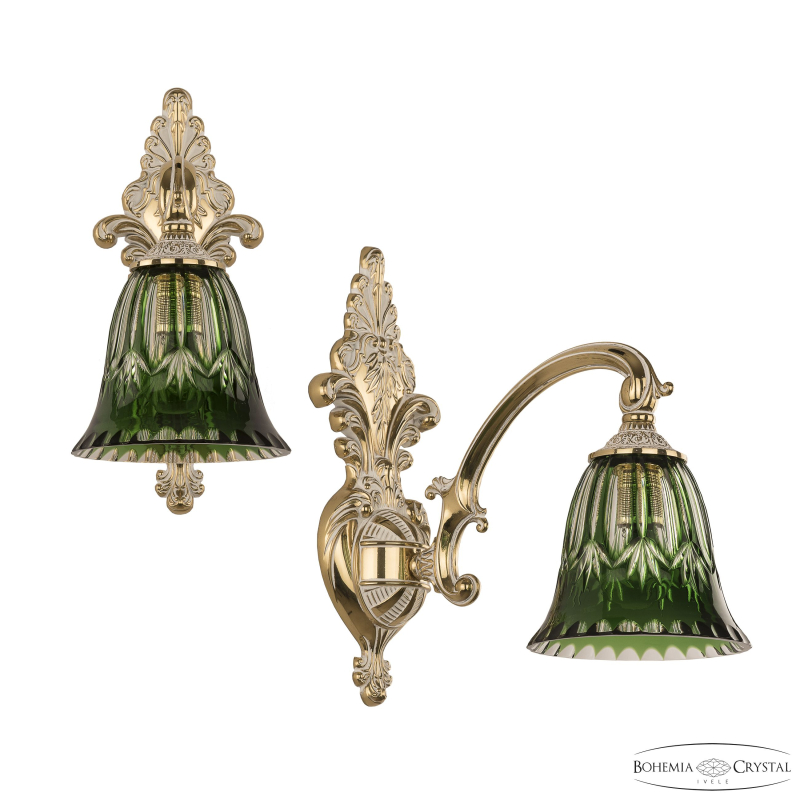 Бра Bohemia Ivele Crystal Verona 7209B14/1/175 GW P2 D Clear-Green/H-1I в Санкт-Петербурге