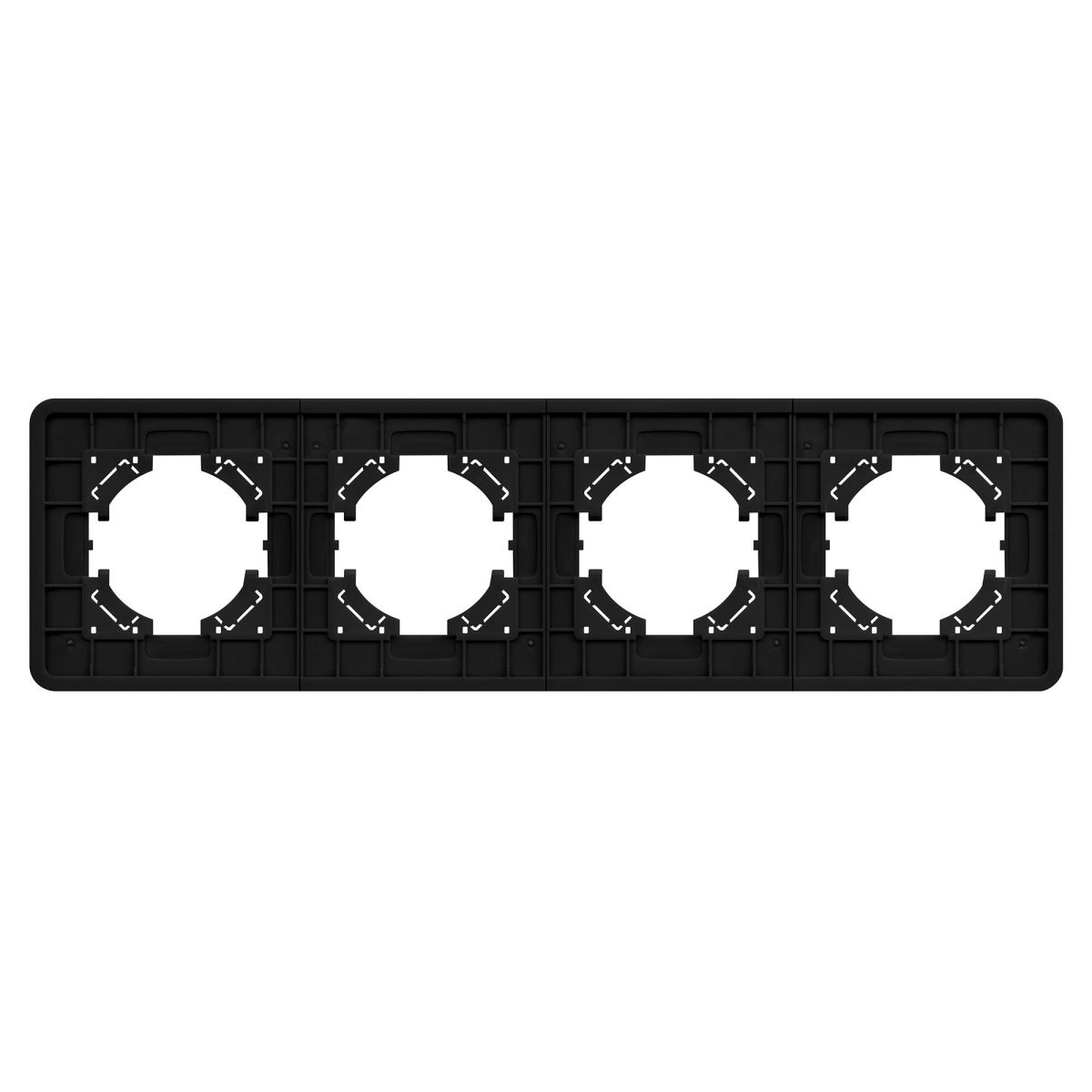 Рамка на 4 поста алюминиевая Arlight FRM-AKIRY-SFAL-4-BK 049744 в Санкт-Петербурге