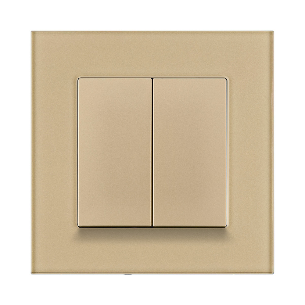 Рамка 1-постовая, стекло золотой Kollinger Asthetik AS1GD в #REGION_NAME_DECLINE_PP#