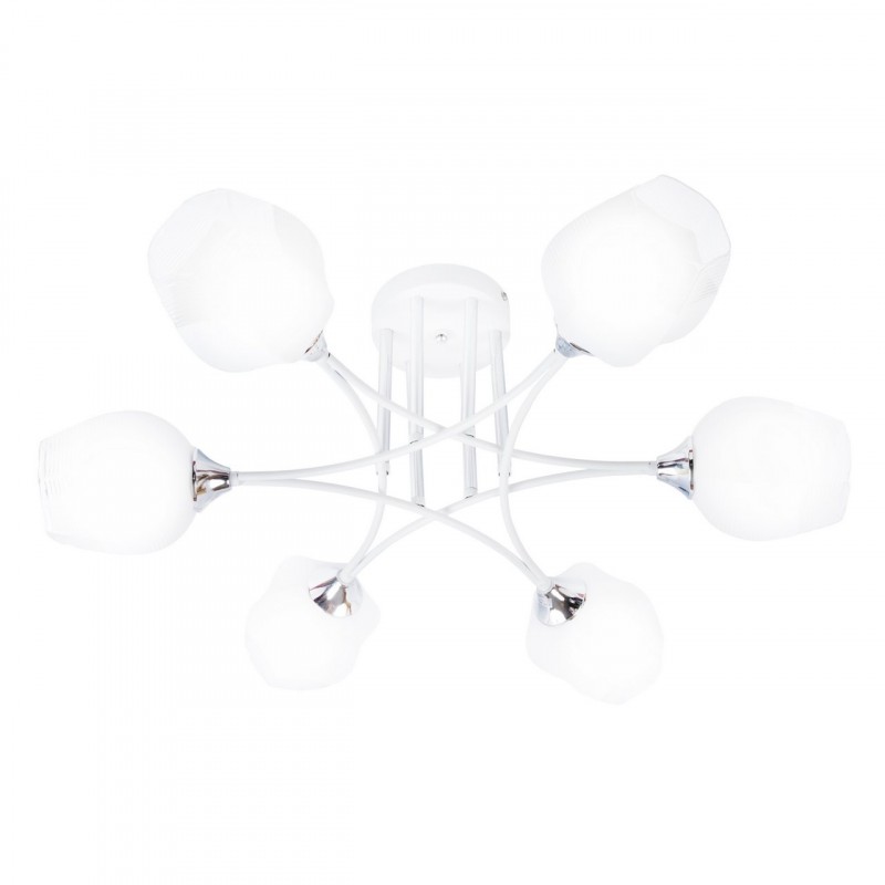 Потолочная люстра IMEX MD.4881-6-S WH+CH в #REGION_NAME_DECLINE_PP#