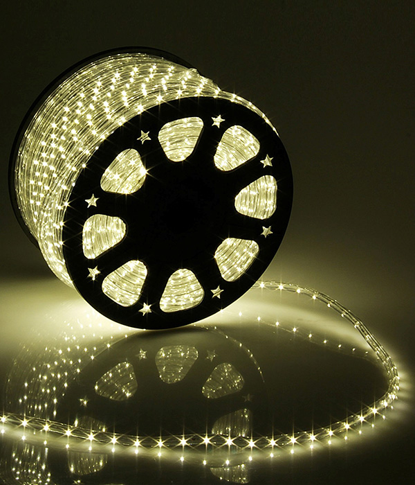 Дюралайт Laitcom (LTC) 220В 36 LED/м 2,4 Вт/м Теплый белый 100м IP65 F3-R2-220V-WW в Санкт-Петербурге