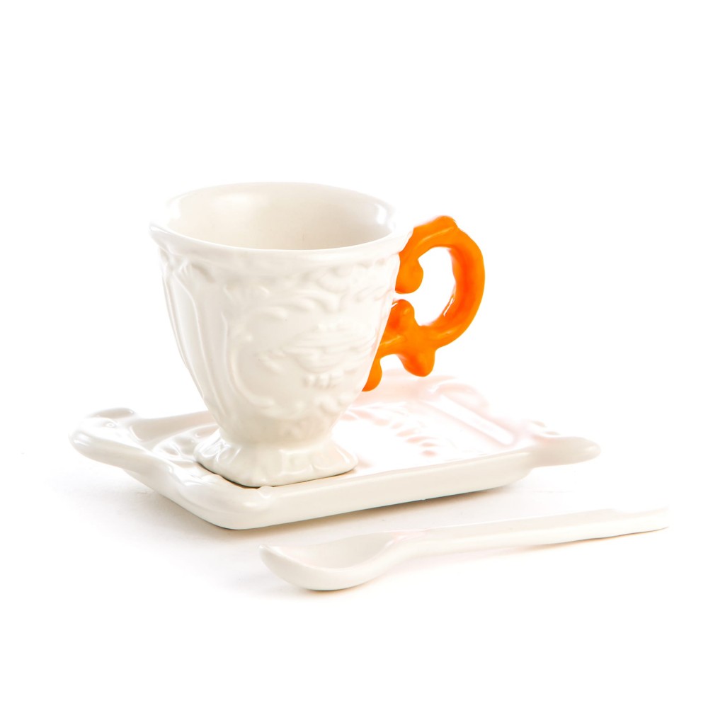 Блюдце с чашкой I-Coffee Orange Seletti I-Wares 09859 ARA в Санкт-Петербурге