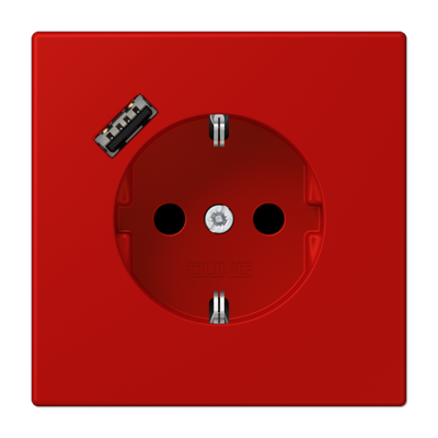 Розетка 2K+З USB Typ A Jung LC1520-18A227 в #REGION_NAME_DECLINE_PP#