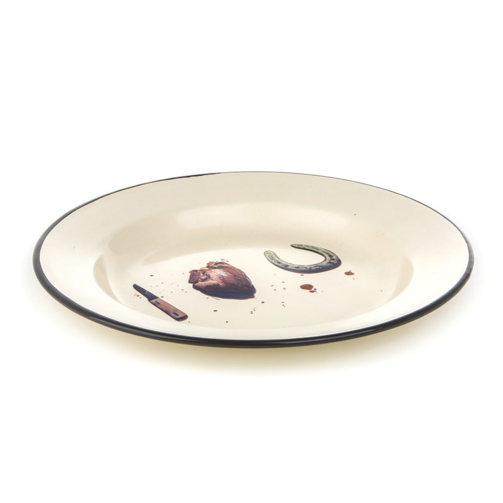 Тарелка I love u Seletti Toiletpaper Enamel 16837 в Санкт-Петербурге