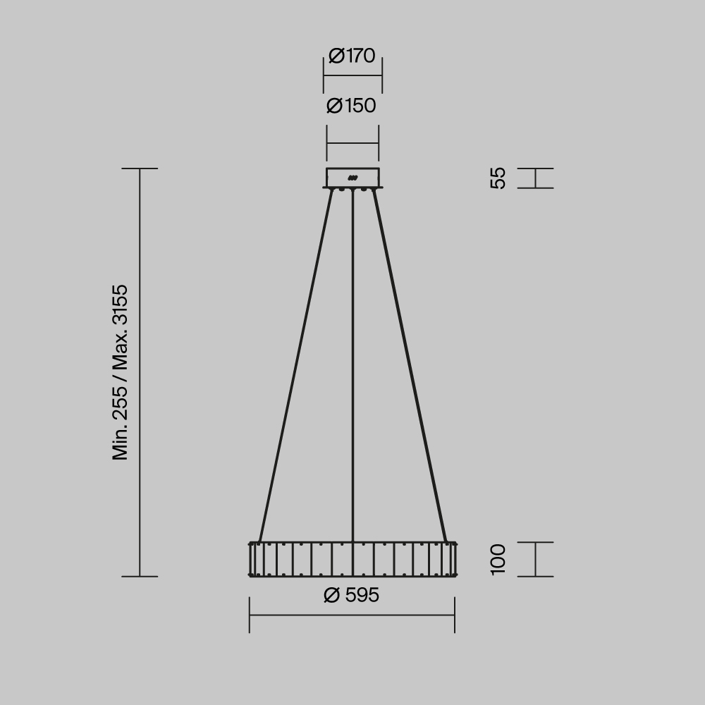 Подвесной светильник Maytoni Majesty MOD517PL-L30BS3K в Санкт-Петербурге