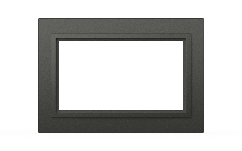 Рамка для двухместной розетки с заземлением ELBI Zena 608-011100-907 в Санкт-Петербурге